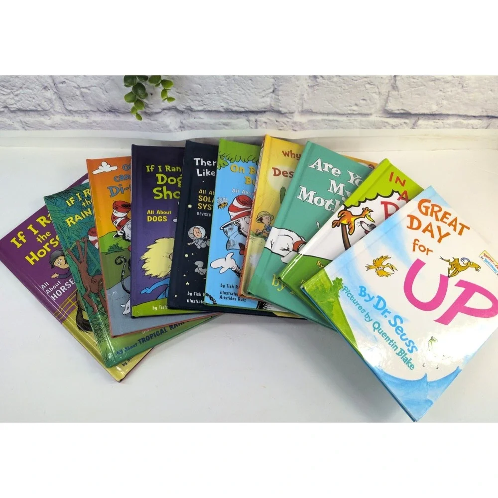 LOT 10!📚Dr. Seuss The Cat In The Hat's Learning Library Books Hardcover Early